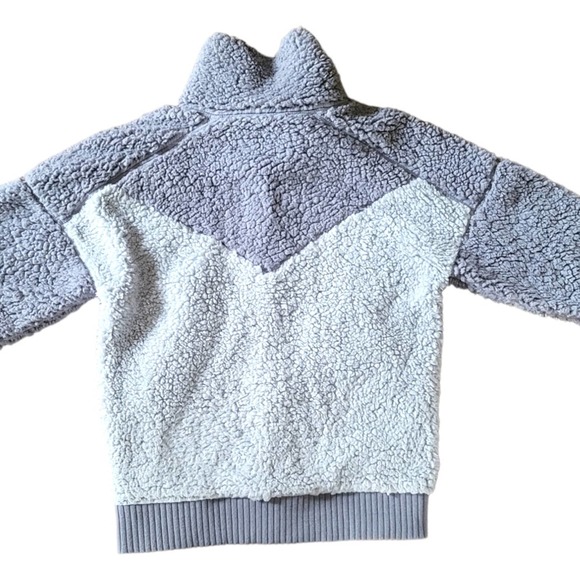 Prana Gray And White Fleece Quarter Zip Size S - Picture 2 of 7
